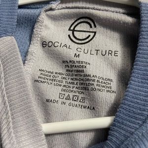 Blue Texas/San Francisco Crop Top